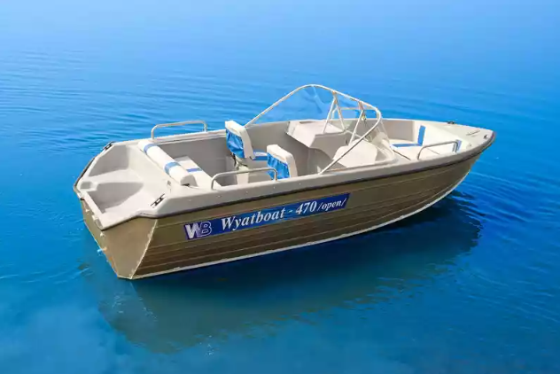 Комбинированный катер Wyatboat-470 Open в Казани