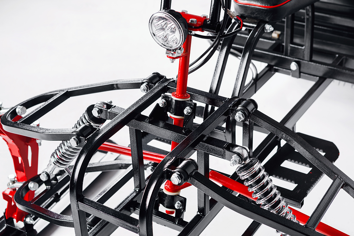 Лыжный модуль IKUDZO TERRAIN с подогревом ручек металлические лыжи в Казани