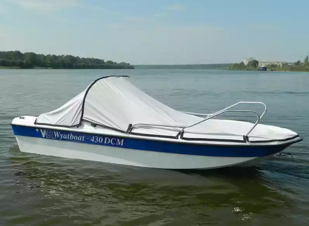 Стеклопластиковый катер Wyatboat-430 DCM (тримаран) в Казани
