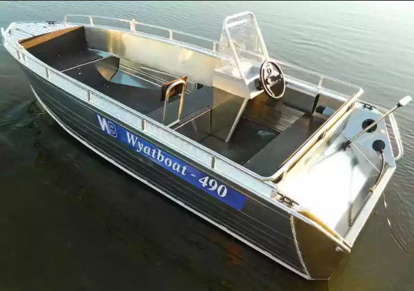 Алюминиевый катер Wyatboat-490 C в Казани