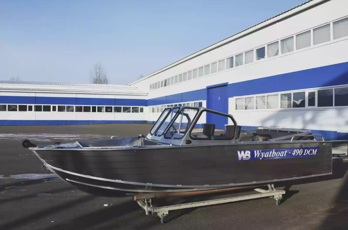 Алюминиевый катер Wyatboat-490 DCM Pro в Казани