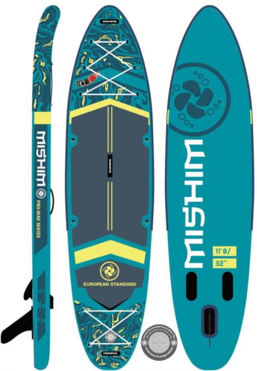 SUP (САП) Доска MISHIMO PRO-MAX Light Teal 11,6’ (355см) в Казани