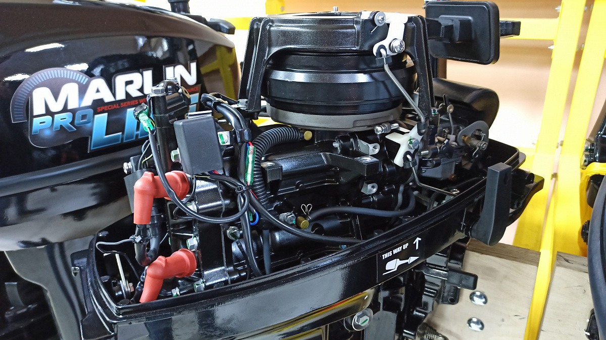 КОМПЛЕКТ Лодка MISHIMO PRO 350 + ЛОДОЧНЫЙ МОТОР MARLIN MP 9.9 (20) AMHS PRO в Казани