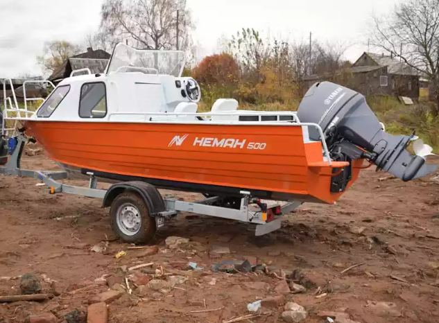 Алюминиевый катер Неман-500 (каютный) в Казани