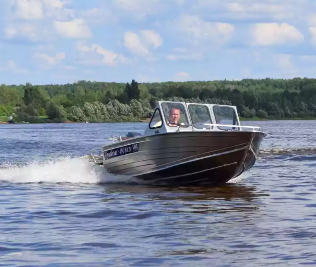 Алюминиевый катер Wyatboat-490 DCM Pro в Казани