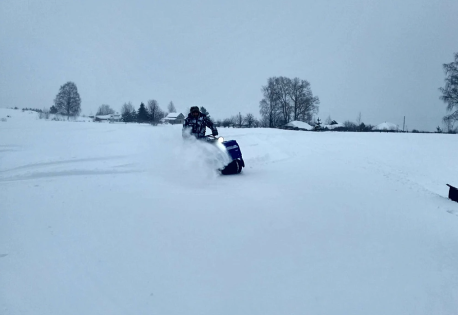 Мотобуксировщик Альбатрос-XLV 15 тележки, 1450 мм в Казани