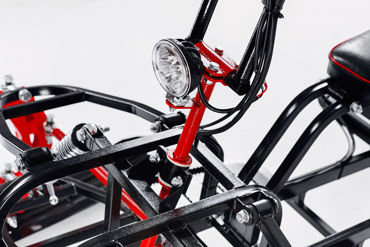 Лыжный модуль IKUDZO TERRAIN с подогревом ручек металлические лыжи в Казани