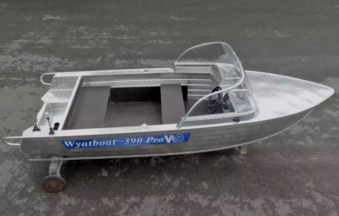Алюминиевый катер Wyatboat-390 Pro в Казани