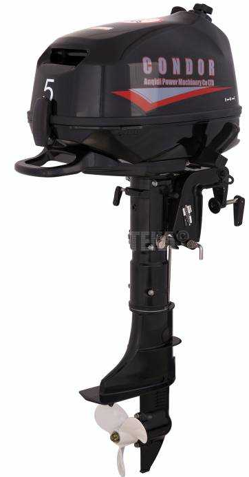 Лодочный мотор Condor F5HS без бака 12 л. в Казани