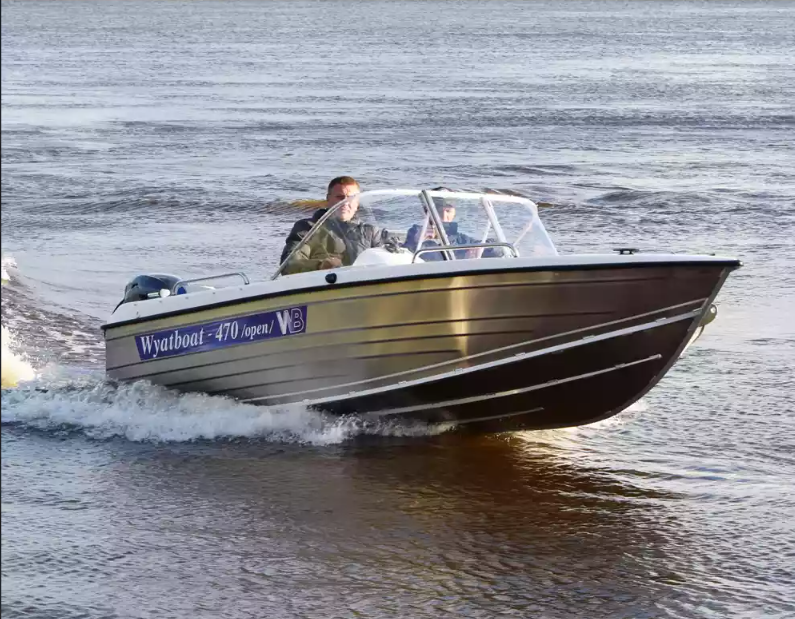 Комбинированный катер Wyatboat-470 Open в Казани