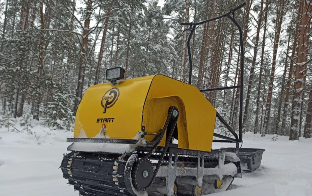 Мотобуксировщик РЫБАК СТАРТ Lifan 15 л.с. (металлический капот) в Казани