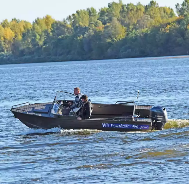 Алюминиевый катер Wyatboat-490 Pro в Казани