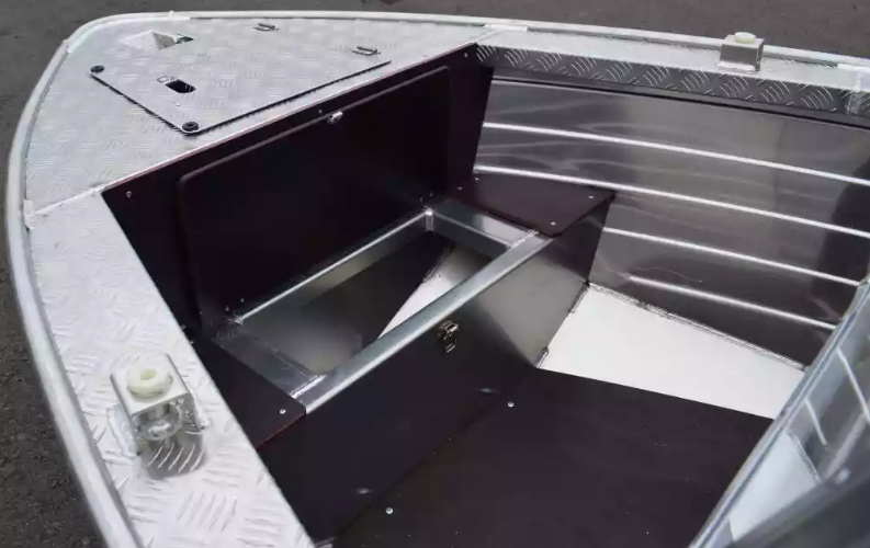 Алюминиевый катер Wyatboat-390 DCM Увеличенный борт в Казани