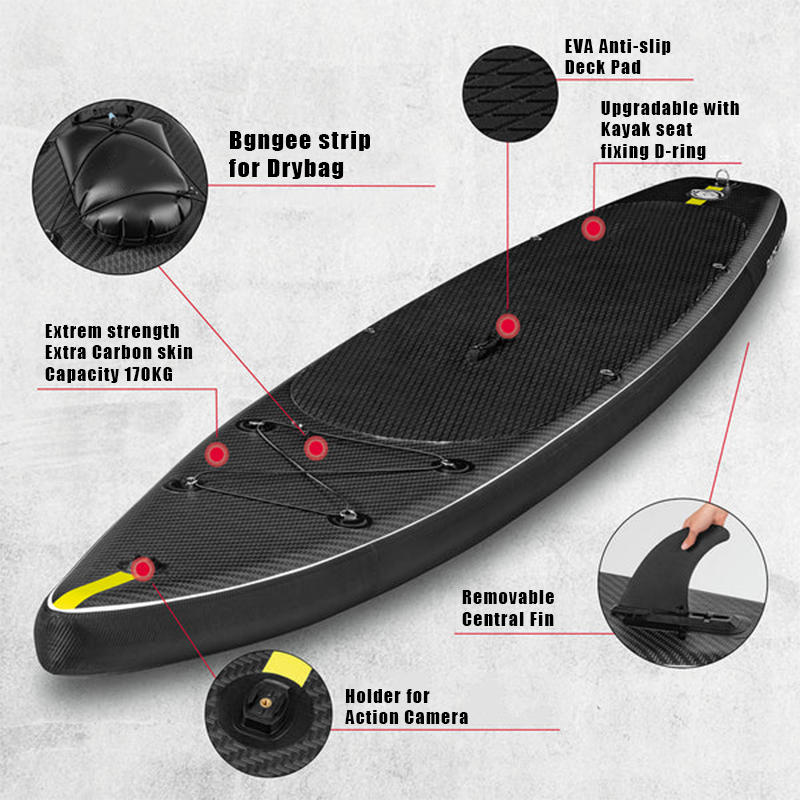 SUP (САП) ДОСКА MISHIMO CARBON DARKSIDE 11’ (335СМ) в Казани