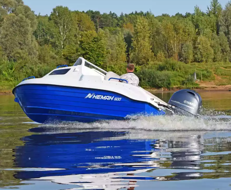 Комбинированный катер Neman-500 с каютой в Казани