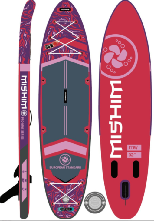 SUP (САП) Доска MISHIMO PRO-MAX Viva Magenta 10.8’ (330см) в Казани