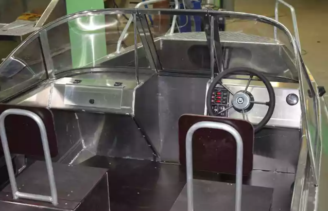 Алюминиевый катер Неман-500 DC (без покраски) в Казани