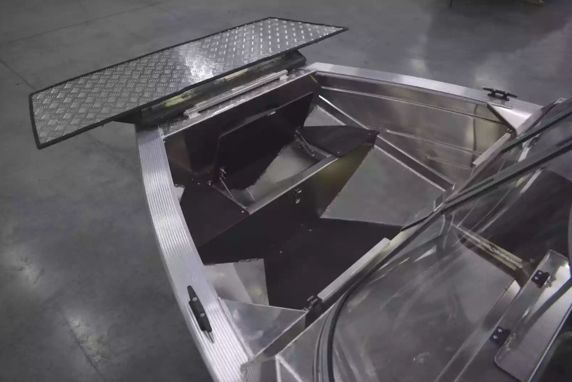 Алюминиевый катер Неман-450 DC NEW без покраски в Казани