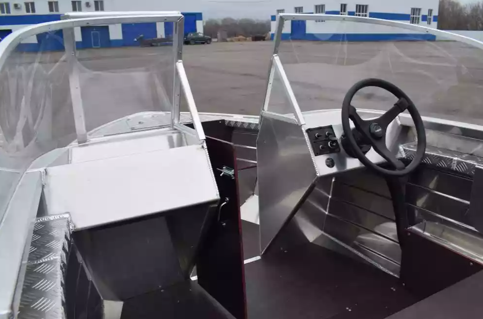 Алюминиевая лодка Wyatboat-390 DCM Увеличенный борт в Казани