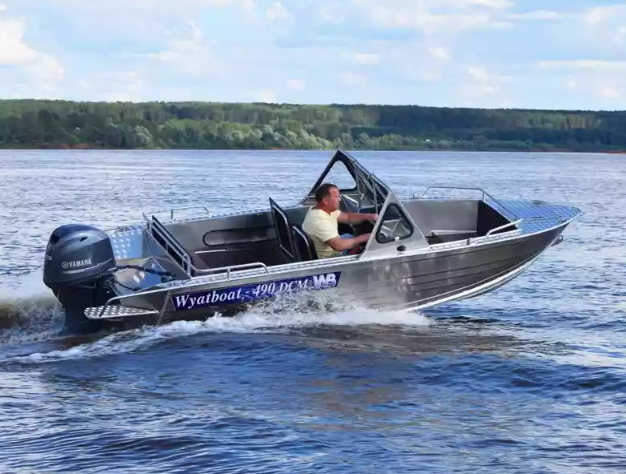 Алюминиевый катер Wyatboat-490 DCM Pro в Казани