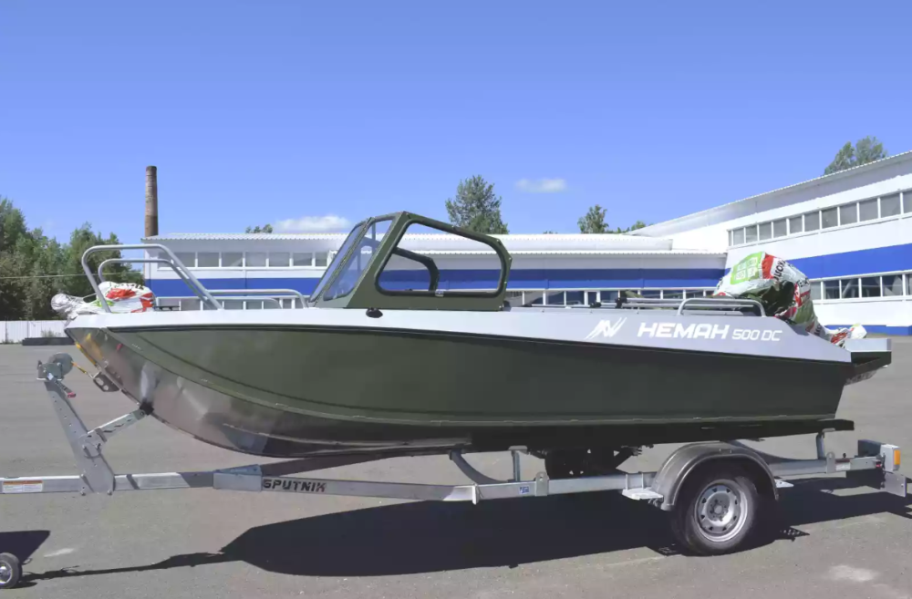 Алюминиевый катер Неман-500 DC Pro в Казани