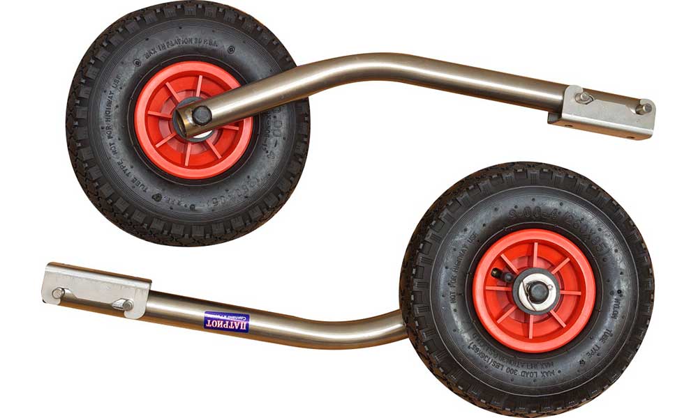 Транцевые колеса модульные удлиненные из нержавеющей стали в Казани