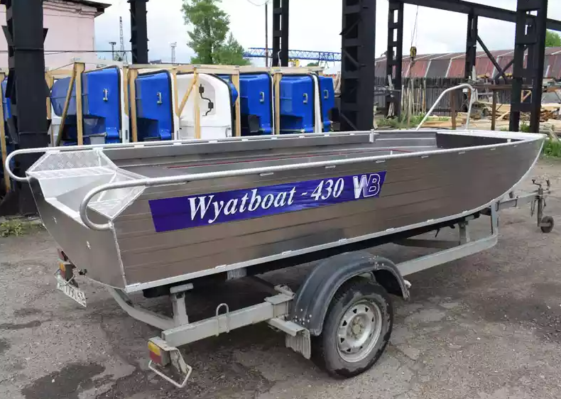Алюминиевая лодка  Wyatboat-430 Master в Казани