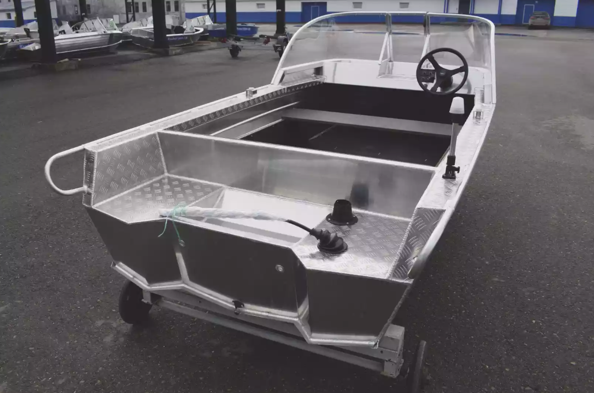 Алюминиевый катер Wyatboat-390 Pro в Казани
