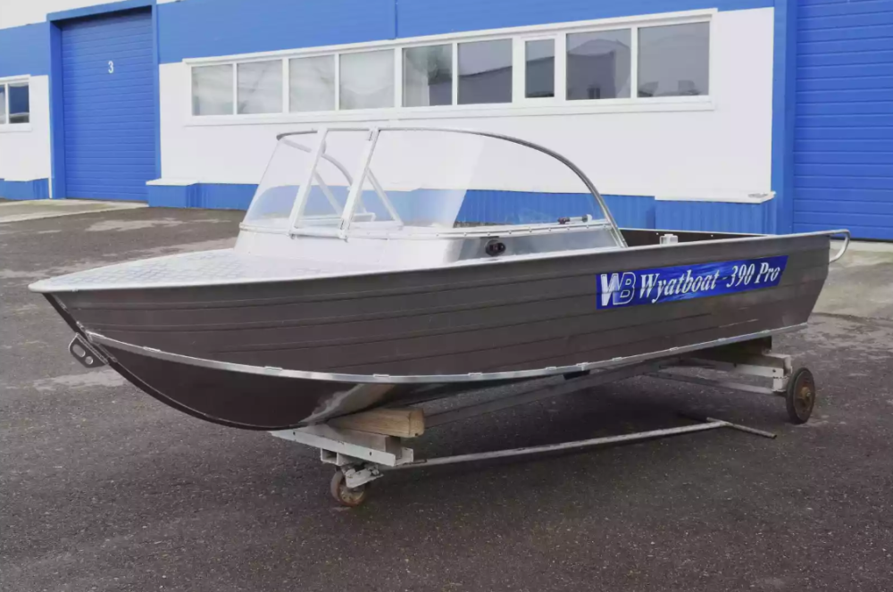 Алюминиевая лодка Wyatboat-390 Pro в Казани
