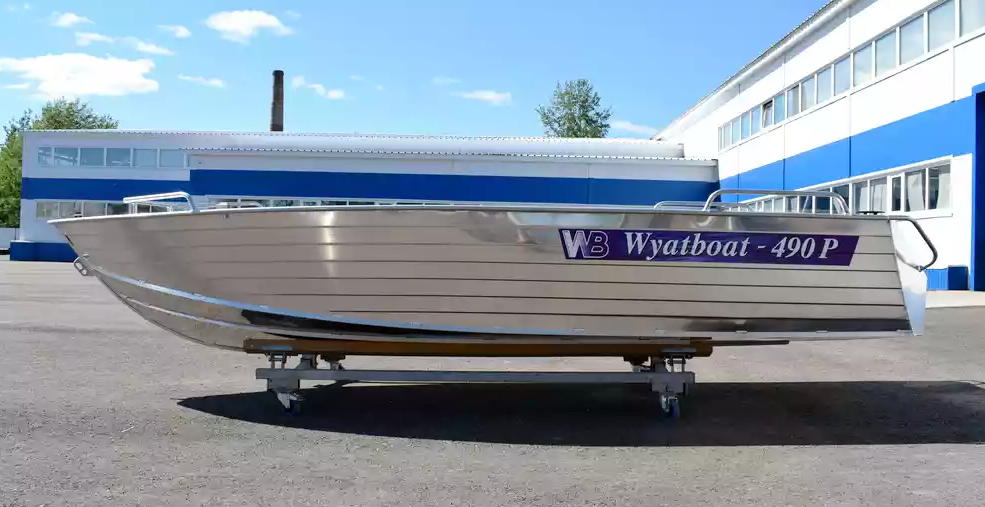 Алюминиевая лодка Wyatboat-490 P в Казани