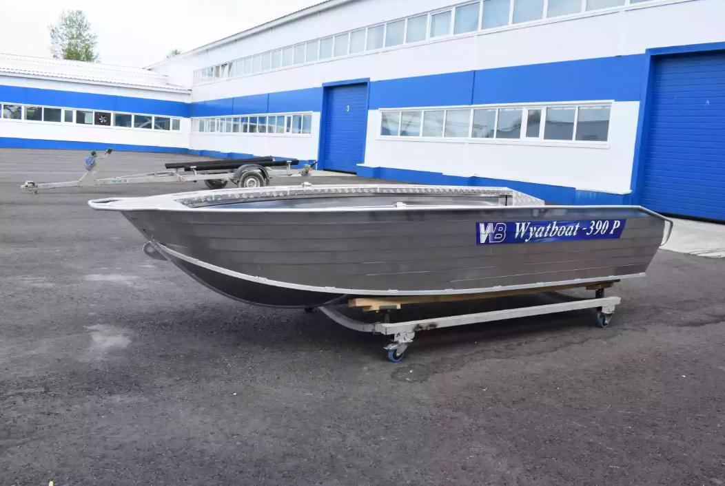 Алюминиевая лодка Wyatboat-390Р Увеличенный борт в Казани