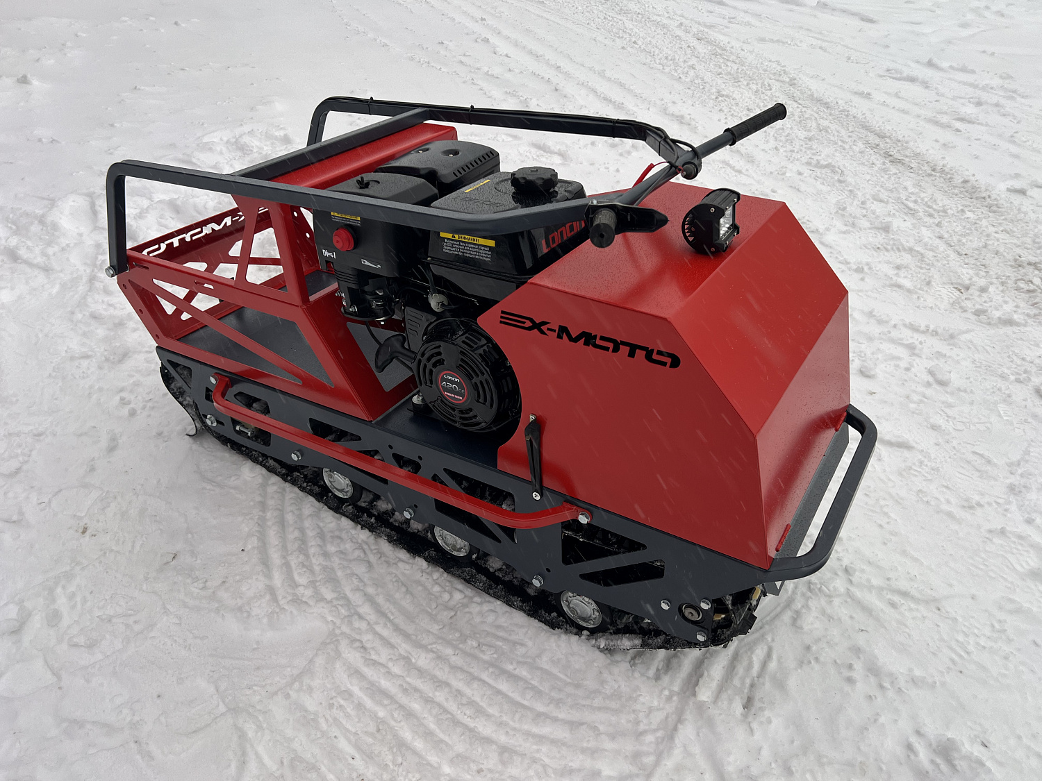 Мотобуксировщик EX-MOTO SNOWDOG S500 15л.с в Казани