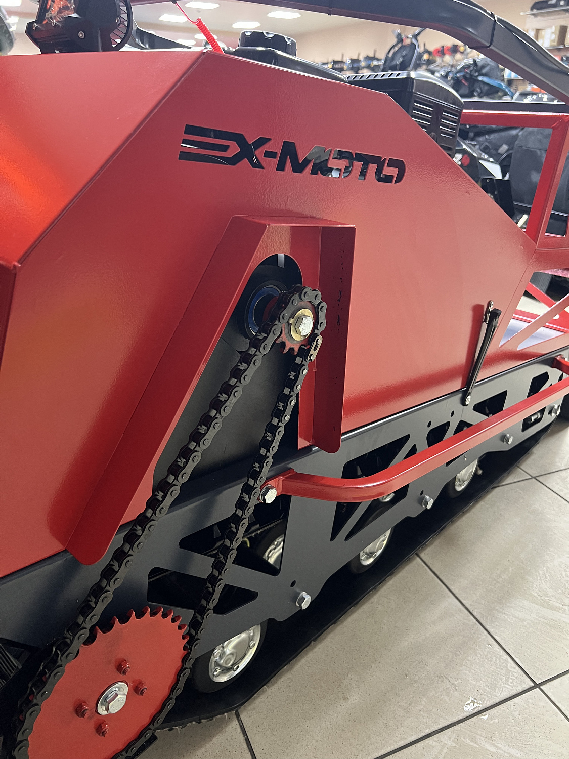 Мотобуксировщик EX-MOTO SNOWDOG S500 15л.с в Казани