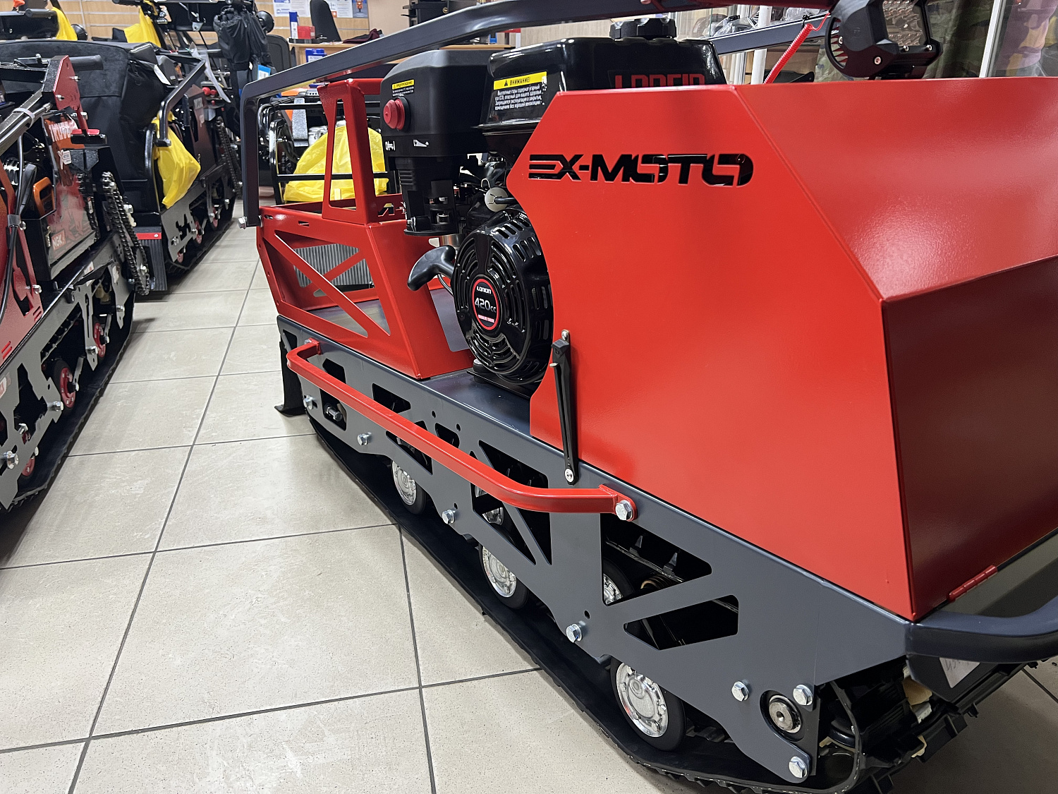 Мотобуксировщик EX-MOTO SNOWDOG S500 15л.с в Казани