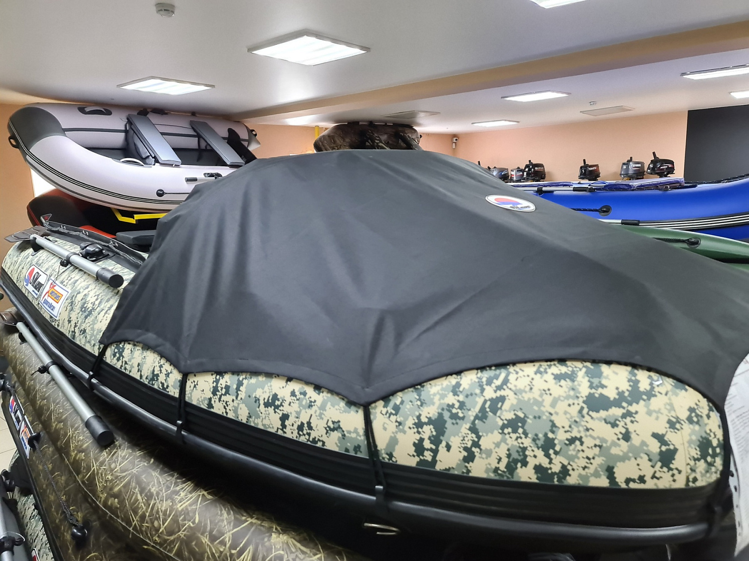 КОМПЛЕКТ НОСОВОГО ТЕНТА К ЛОДКЕ SMARINE SDP MAX 360 ЧЕРНЫЙ в Казани