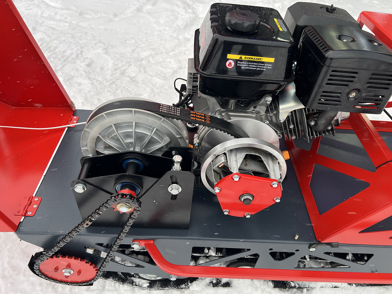 Мотобуксировщик EX-MOTO SNOWDOG S500 15л.с в Казани