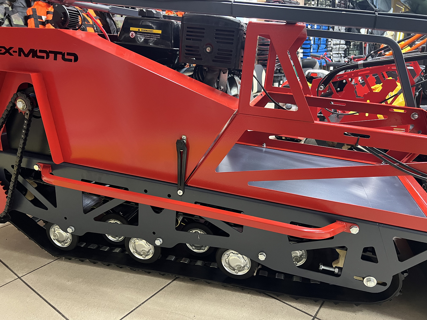 Мотобуксировщик EX-MOTO SNOWDOG S500 15л.с в Казани