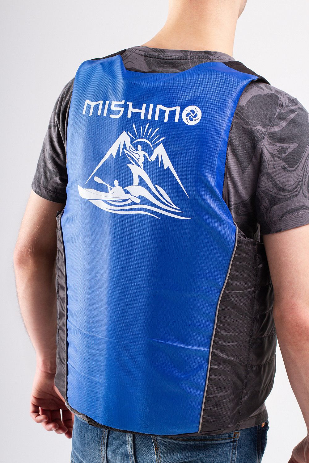 Жилет спасательный MISHIMO PRO Премиум качества Черно-синий в Казани