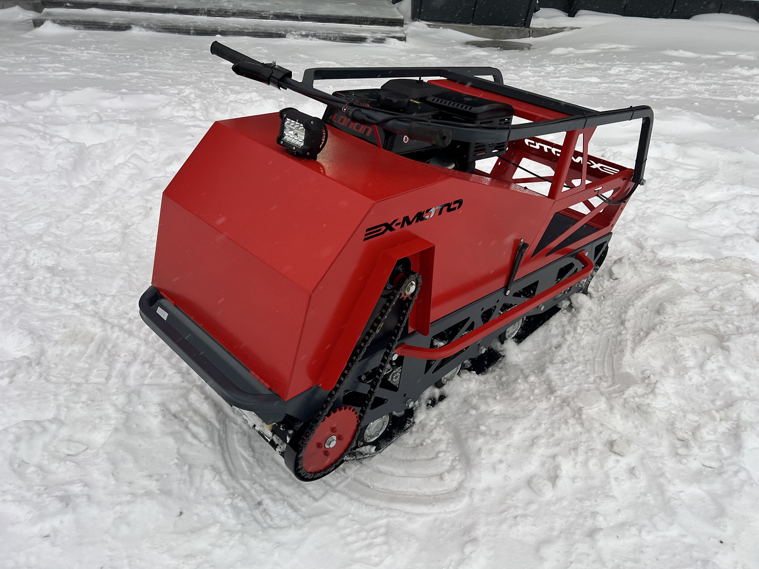 Мотобуксировщик EX-MOTO SNOWDOG S500 15л.с в Казани