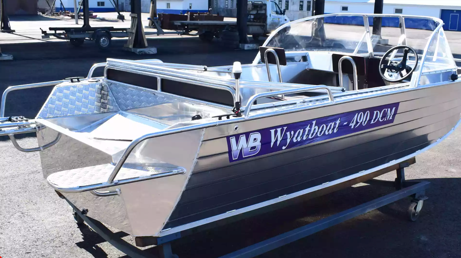 Алюминиевый катер Wyatboat-490 DCM в Казани