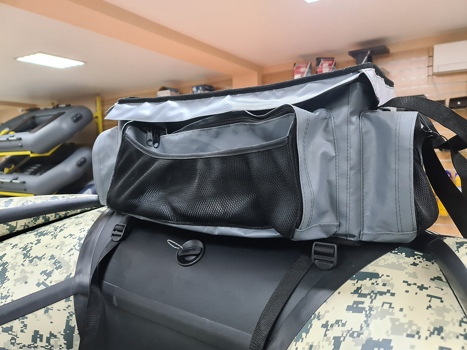 СУМКА ЛЮКС НА БАЛЛОН ДЛЯ ЛОДОК ПВХ 50Х25Х25 СМ в Казани